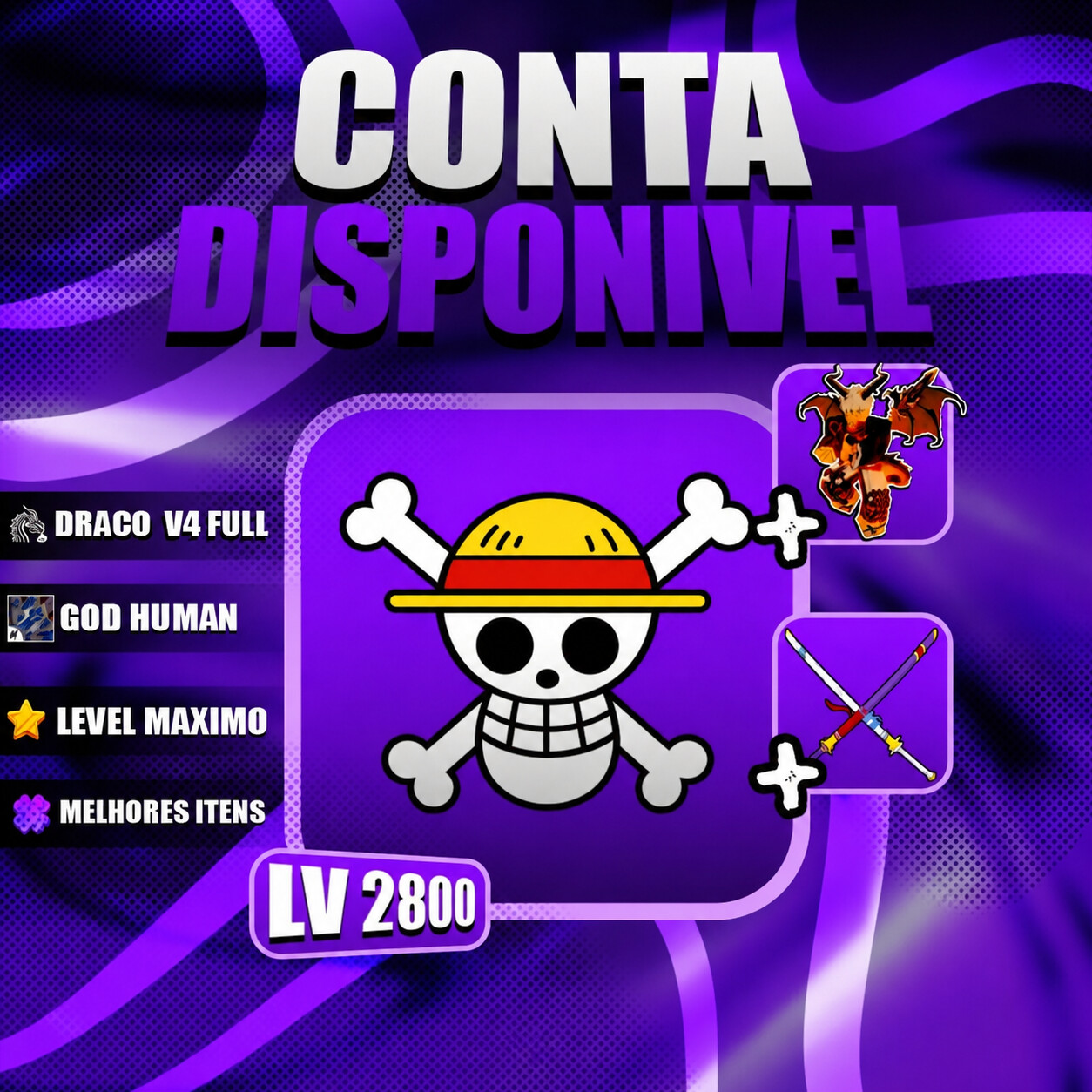 🏴‍☠️ 20M BOUNTY + GODHUMAN + LEVEL MÁXIMO