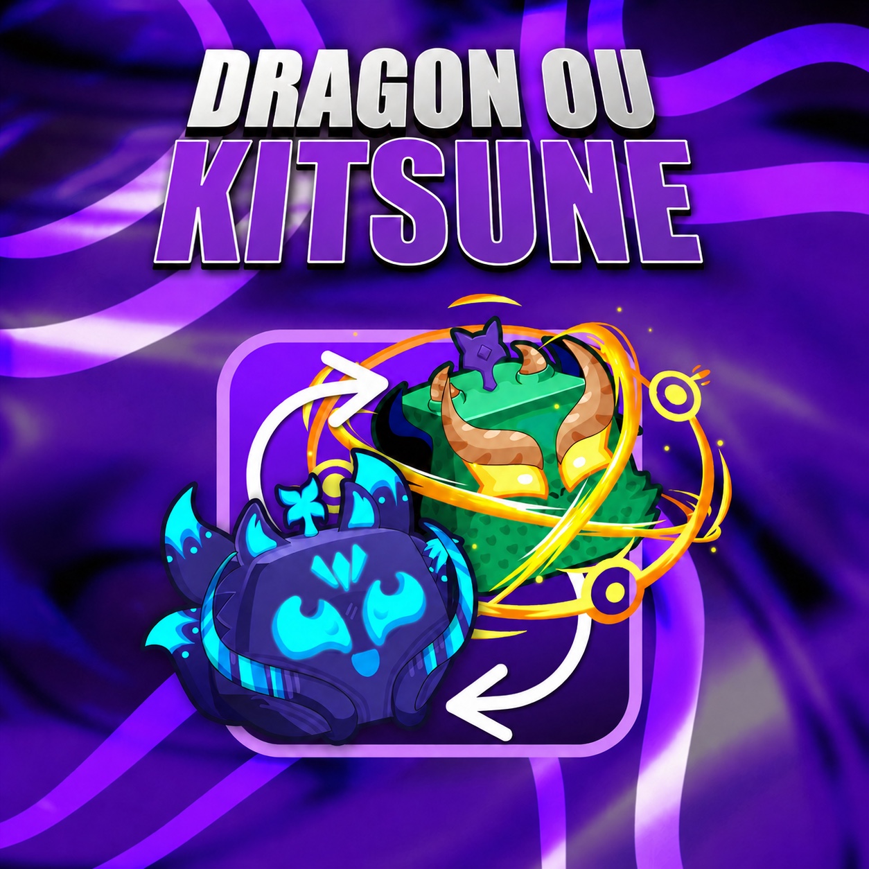 🎁 KITSUNE OU DRAGON GARANTIDA
